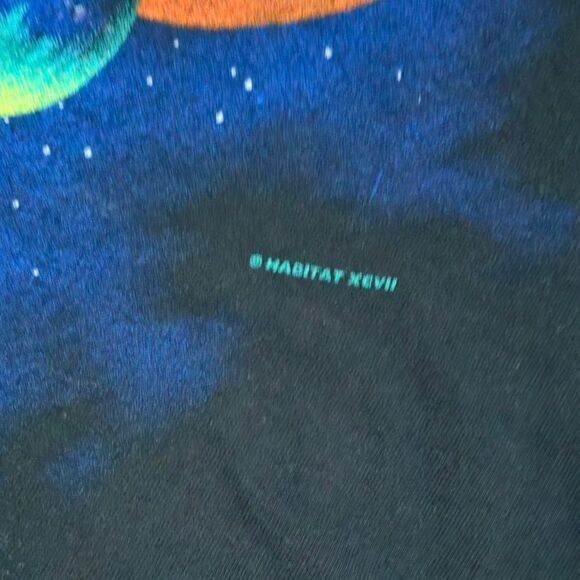 Vintage Habitat Galaxy AOP All Over Print Shirt Medium - Picture 5 of 6